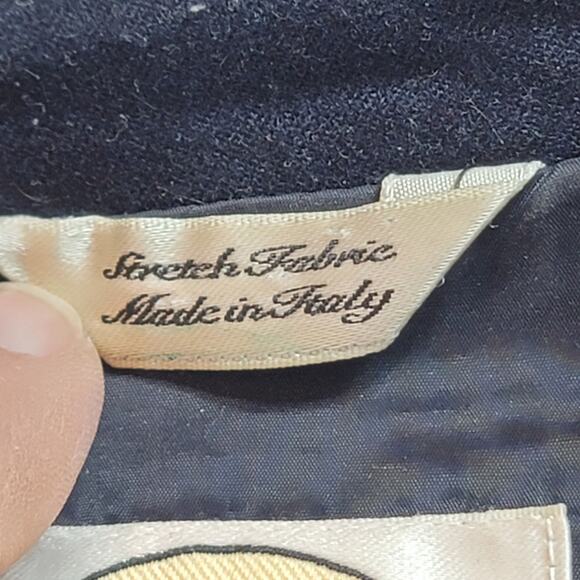 Talbots Petites Wool Navy Blue Blazer Women's Size 10P - Picture 3 of 13